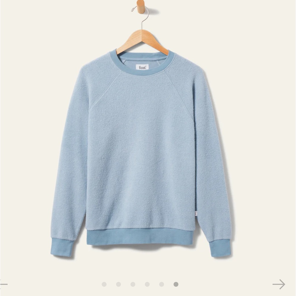 Feat blanket blend blue crew neck XL